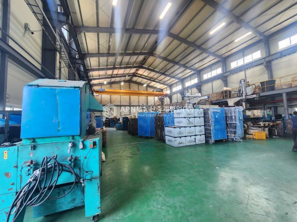 경남 김해시 진례면 산본리 A동 * 크레인 10t 2대 * 전력 250kw * 층고 12m 매매 매물번호 15087 사진 4