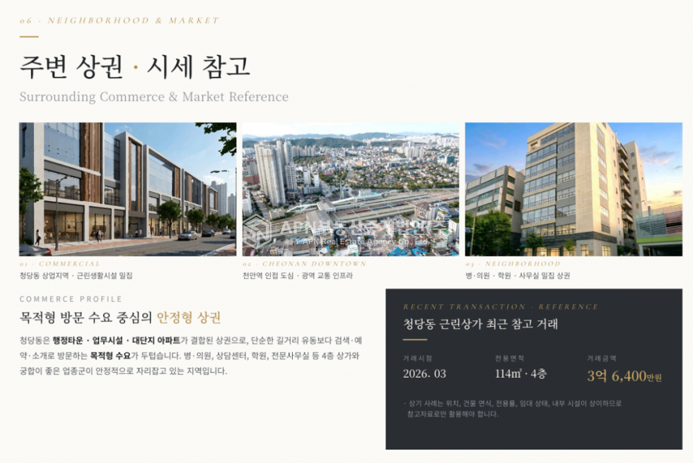 충남 천안동남구 청당동 천안 청당동 근린상가 매매 / 인근 거래 시세대비 급매 매매 매물번호 21236 사진 1