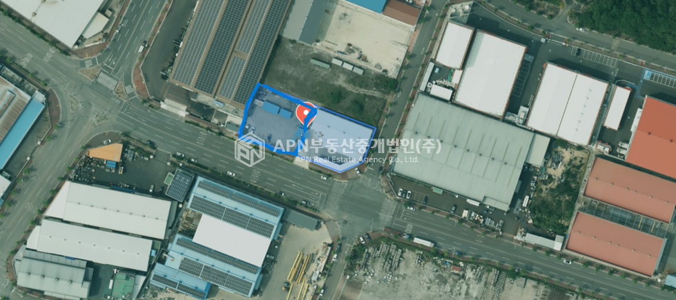 경남 진주시 사봉면 사곡리 사봉산업단지 공장부지 300평 임대, 평당7천원정도 월세 매물번호 21246 사진 2