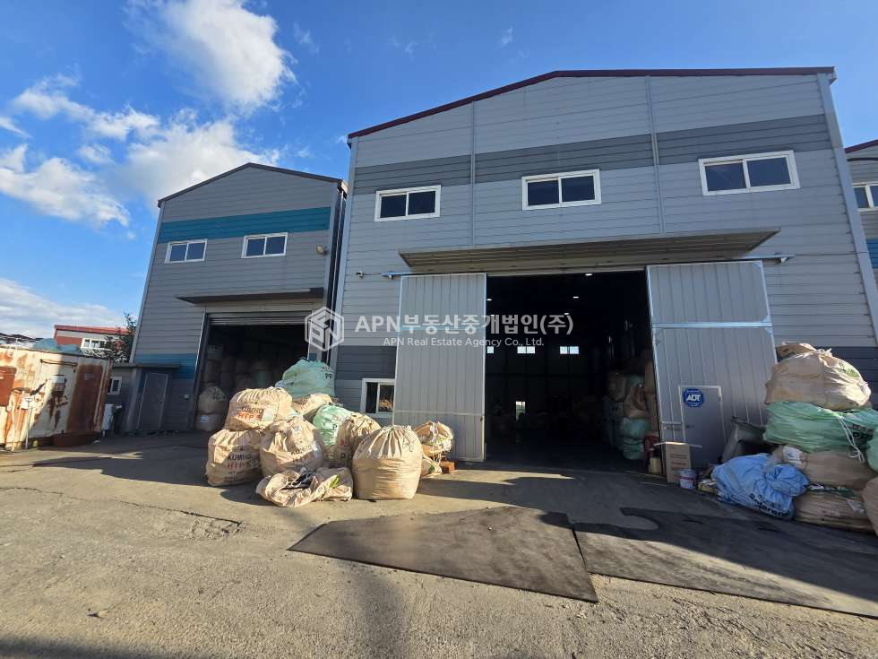 경남 김해시 유하동 김해 자원순환시설 공장매매 / 허가증·사업권 포함 / 공장 182평 / 3톤 호이스트 / 전력 99kW 매매 매물번호 21340 사진 1