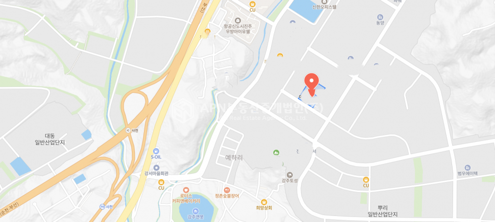 경남 진주시 정촌면 A동 사천IC 5분, 공장 입구쪽, 야드넓고 , 300평규모 부분임대 월세 매물번호 21828 사진 2