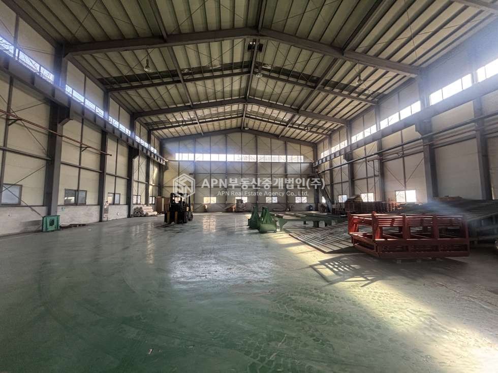 경남 김해시 진영읍 본산리 호이스트 15톤 ㅣ평당350만 ㅣ전력650kw ㅣ층고 14m 매매 매물번호 18584 사진 1